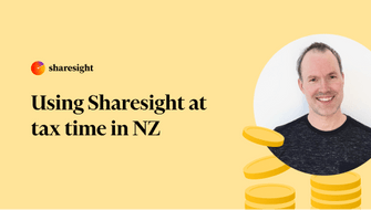 Using Sharesight at tax time banner