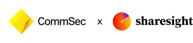 CommSec and Sharesight partnership logos