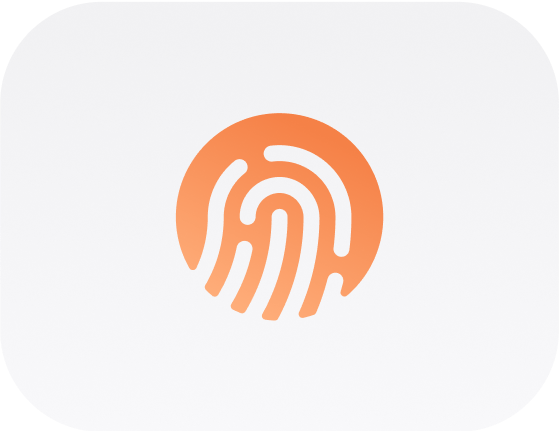 Graphic of a fingerprint icon